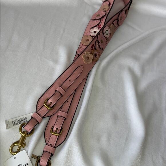 Coach Novelty Tea Rose Bag Replacement Strap Pink - Picture 6 of 6